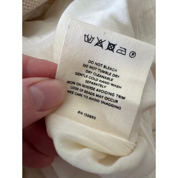 Spell & the Gypsy Collective Alphie Open Front Peplum Blazer Small - Picture 12 of 13